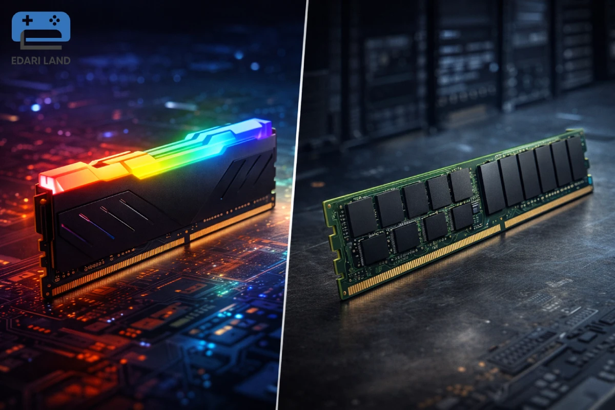 تفاوت سیستم گیمینگ و رندرینگ در رم (RAM)