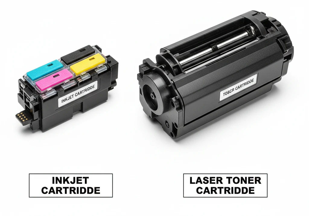 تفاوت پرینتر لیزری و جوهر افشان