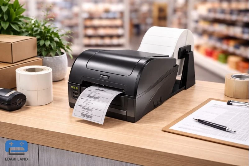 لیبل پرینتر ریبونی