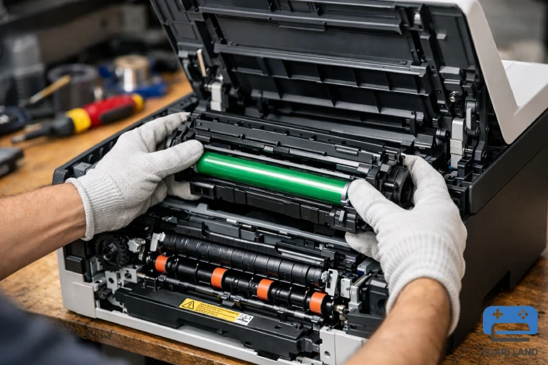 آموزش مرحله به مرحله عیب یابی چاپ سفید یا سیاه در پرینتر