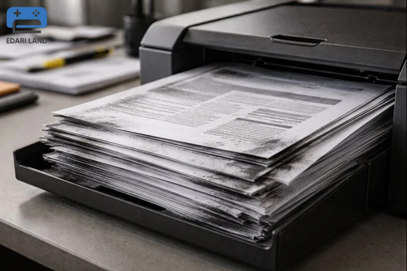 دلایل چاپ برگه سیاه در پرینتر