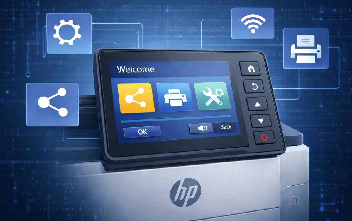 نحوه استفاده از پنل کاربری پرینتر HP