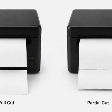 Auto Cutter فیش پرینتر چیست؟ Full Cut یا Partial Cut